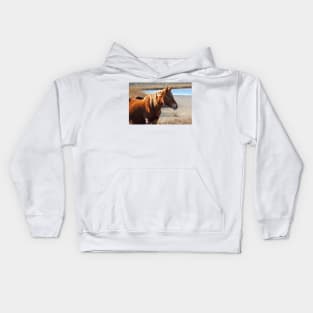 Assateague Beach Ponies - Series - 05 Kids Hoodie